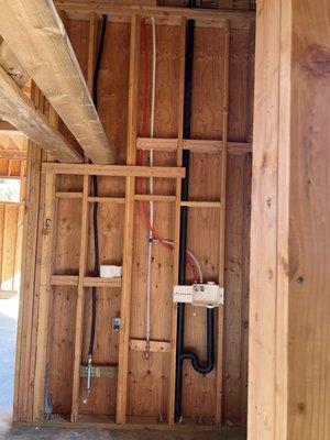 Drain and Pex Installation