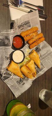 Southwest Eggrolls and Cheesesticks