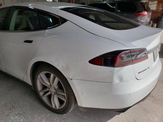 Tesla Model S75 before