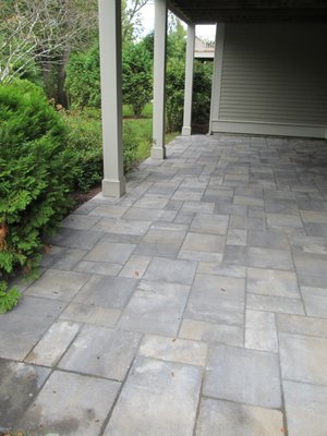 Pavers for patio and outdoor living areas.