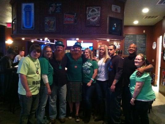 some of the staff for st patricks day