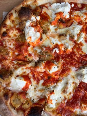 Eggplant Parmigiana Pizza