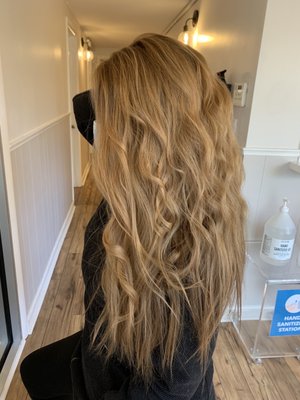 Bohemian twist  balayage