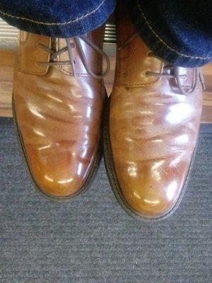 The best Shine the great side and the world's best shoe shine