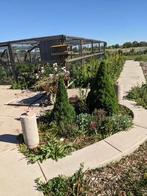 Concrete pathway, garden, pad, patio