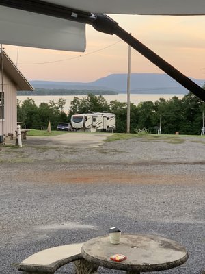 Such a great view of lake Dardenelle at sunset