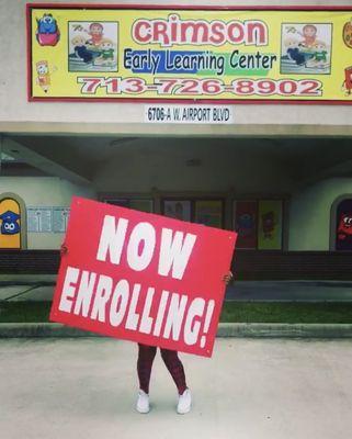 NOW ENROLLING ages 6 weeks-12 years