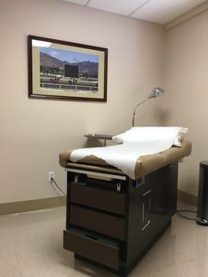 Inside one of the exam rooms.