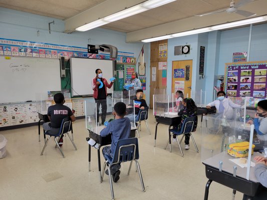 Parents were invited to speak to our students about their occupations on "Career Day."