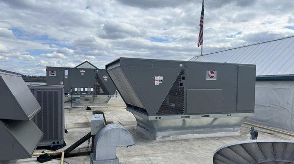 15-ton Rheem units installed in Camp Hill on 3/28/2023.