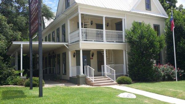 Marble Falls Office is across the street from Bluebonnet Cafe, behind the Welcome Center