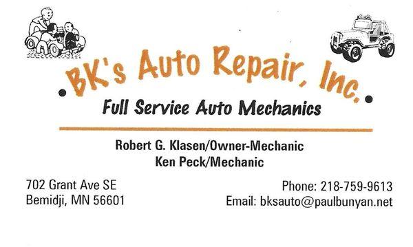 BK's Auto Repair