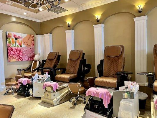 Pedicure stations