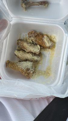 Parmesan garlic wings