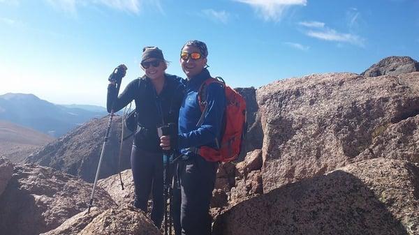 Dr. Attar and Felicia (Office Manager) climbed Pikes Peak in Colorado in September 2014