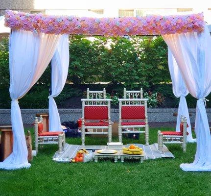 Backyard, Intimate wedding rental