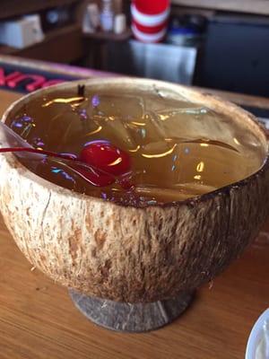 Coconut rum drink