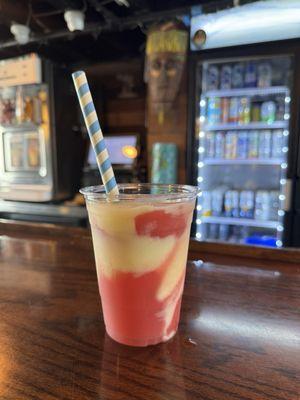 Miami Vice with a rum floater