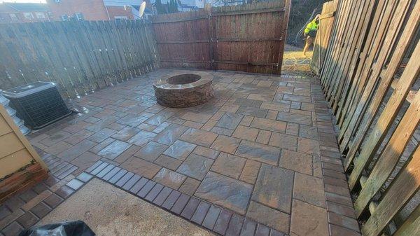 Paver patio