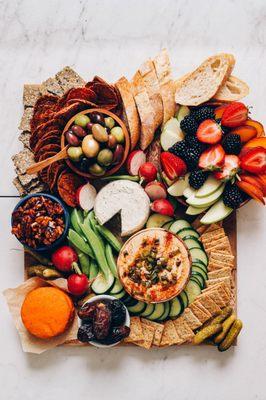 Picnic catering charcuterie board