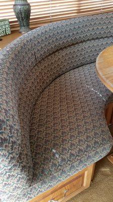 RV re-upholstery & restoration are talents of our Upholsterer Mark.