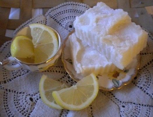 Whipped Lemon Sugar Handmade Vegan Soap