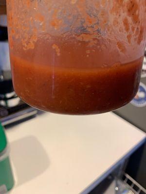 Meaty pickle Bloody Mary mix