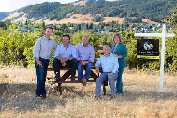 (from left to right: Andy Christopherson, Greg Windisch, Brian Flahavan, Keith Christopherson and Brenda Christopherson)