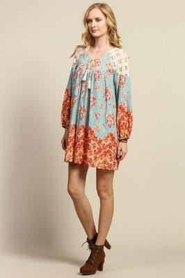 Lovely Lace Floral Dress