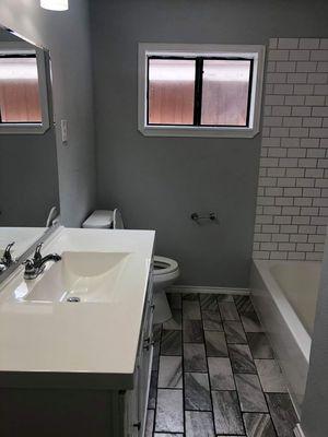 Bathroom renovation