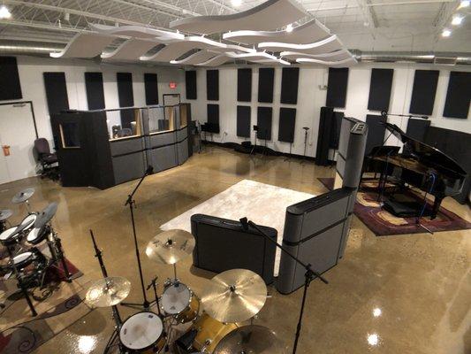 Studio A at Auralation Studios.