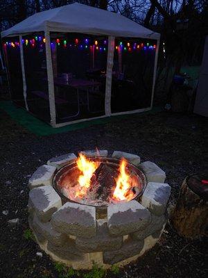 nothing like sitting at a campfire at artillery ridge campground