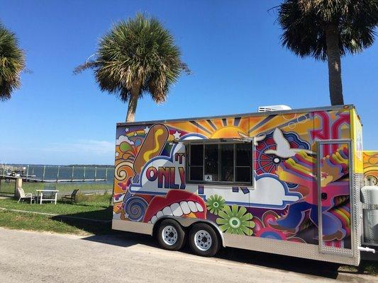 It"s only fair food trailer at the beach in Port Royal SC