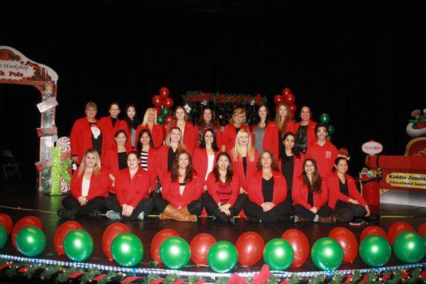 2016 Staff of Kiddie Junction At the Christmas Play    
 "Santa Lost His Cap