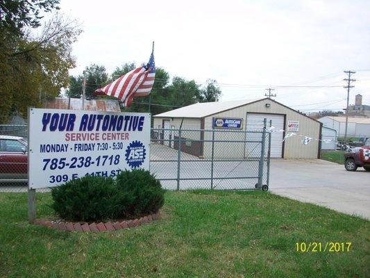 This is the entrance you want for great auto and light truck repair and service.