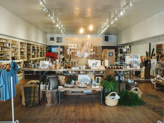 A thoughtfully curated shop and shared workspace.