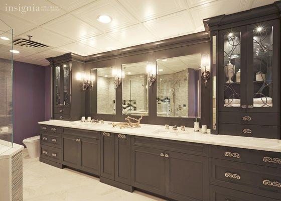 Master Bathroom design featured in our Barrington showroom