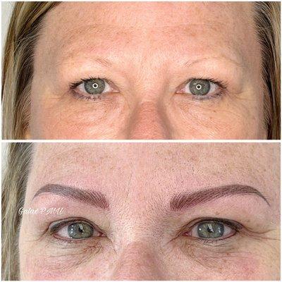 Nano- microblading brows