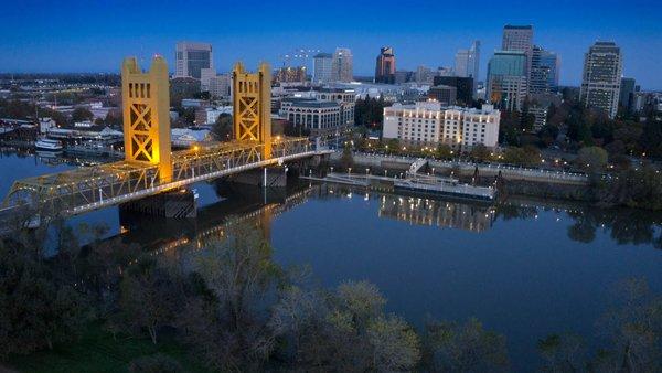 Downtown Sacramento at Dusk