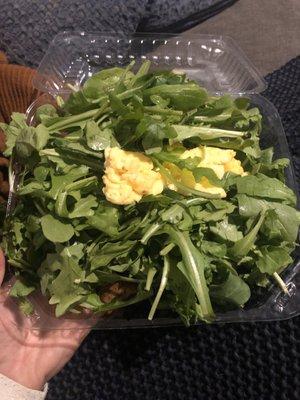 $13 mound of arugula.