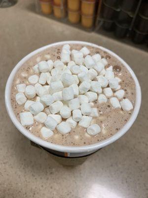 Got chocolate with extra marshmallows