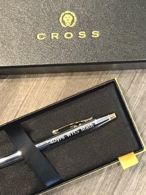 Custom engraved pen