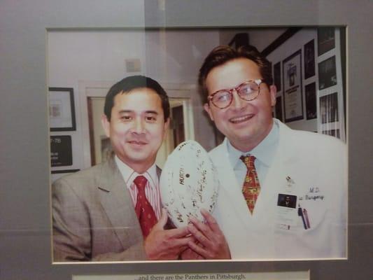 Dr. Freddie Fu (my doctor's colleague), & Andreas Janousek, '97.