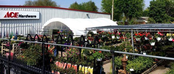 A Full Garden center in the summer, and a great place for Christmas trees in the winter