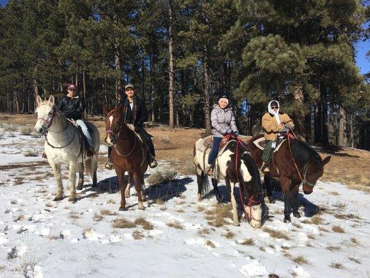 We loved staying at Ms.Nancy lodge and being able to ride her beautiful horses