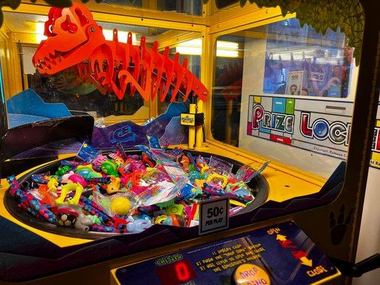 Candy wheel game in the arcade at The Block