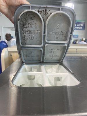 Mold inside the soap trays