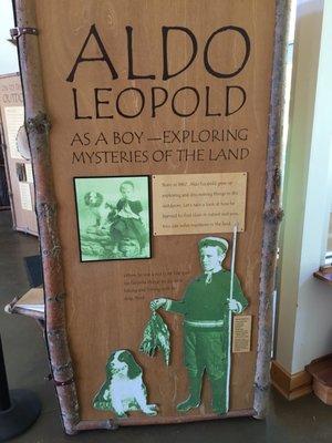 Learned a bit about aldo leopold