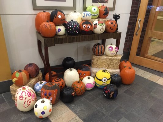 Some Halloween spirit in the 903 front lobby!