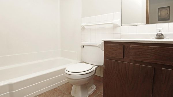 All of the units at Sunrise Court Apartments include one full-bathroom that feature well-lit lighting and beautiful tiling...